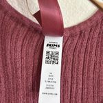 SKIMS  Sheer Knit Plunge Tank in Beet, Size X-Small Photo 10
