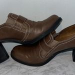 Natural Soul  By Naturalizer Carlo Brown Taupe Dress Low Ankle Bootie Brown Heels Photo 0