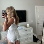 Signature 8 White Jean Shorts Denim Photo 2