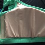 J.Crew Bikini Ruffle Top Green XXS Photo 3