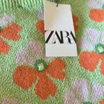 ZARA NWT  Floral Jacquard Knit Skirt  Bloggers Fave Photo 2