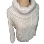 Willi Smith Women's Cable Knit Turtleneck Sweater Cozy Cotton Knitwear Large Photo 2