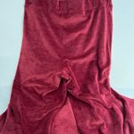 Guess  Ladies  Velour Red Embossed Pants Photo 2