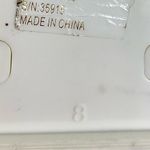 Tory Burch Melody Thong Sandals Sz 8 Cream Jelly Flip Flop Medallion Photo 7