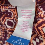 TT 1X 3X Hipster Bikini Bottom In Mauve Floral Boho Pattern Side Grommet Ties Pink Photo 6