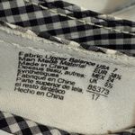American Eagle Gingham Print Platform Wedges Shoes Women’s Size 7 Black White Photo 1