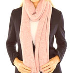Chenille Scarf Soft Blush Pink Photo 0