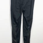 Lukka Lux Faux Leather detail Activewear Athletic Black Leggings Size XS Photo 10