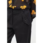 Nili Lotan Black Arliss Utility Cargo Jogger Pants Womens Zip Ankles Size 2 Photo 5