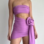 Bahia Maria Mia Mini Dress Small Orchid Lilac Hot Girl Night Out Glam Statement Pink Photo 0