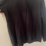 Summersalt  The Softest French Terry Puff Sleeve Pulloverblack size large Photo 3