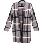 Tahari  Plaid Longline Cardigan‎ 1X Photo 0
