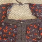Glassons  Size XS Women's Teen Girl Purple Butterfly Crop Top Photo 1