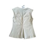 H&M Cream Buttoned Dress Tank Top Size Medium NEW NWT Photo 1