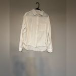 Mittoshop  White Linen Button Down Top Photo 2