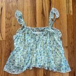 Wild Fable Women's Scoop Neck Chiffon Flutter Tank Top
- ™ Green Floral XL target Photo 2
