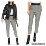 All Saints Bea Check Plaid Trouser Pants 2‎ Grey Photo 2