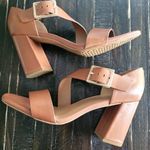 Aerosoles  Lenox Heeled Sandal Tan Leather Women's Size 9.5 Photo 4