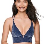 PINK - Victoria's Secret Blue Bralette Photo 0