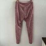 Onzie Hot Yoga High Rise Legging Pink Hue with Star Constellation Print XS Photo 1