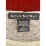 Kate & Mallory Beachy Coastal Grandma Beige White Open‎ Knit Crochet Lightweight Sweater 1X Photo 5