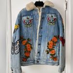 Gucci Authentic Shearling Embroidered Denim Jacket 🦁 Photo 1
