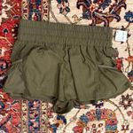 Free People Movement FP Movement by Free People Olive Green Smocked Waist Shorts NWT Small Photo 0