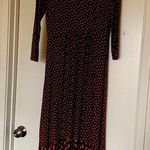 Crescent Maroon/purple Boden jersey rainbow/ dress Photo 0