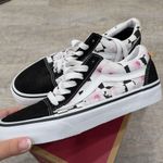 Vans NIB  Old Skool Hibiscus Check Unisex Low Top Sneakers Size 5.5 Photo 4