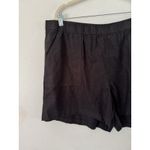 J.Crew Factory Black Pull On High Rise Casual Shorts Women’s Size XL Capsule Photo 2