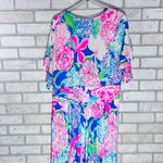 Lilly Pulitzer Jessi Midi Dress in Peony for Your Thoughts Print Size XL Photo 5
