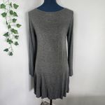 Rolla Coster Grey Long Sleeve Stretch Knit Dress Size M Photo 5