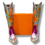Wild Jolie Women’s Vibrant Hued Metallic Colorful Knee High Cowgirl Boots Size 8 Photo 7