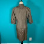 Alex Evenings Brown Beaded Midi & Jacket 2 Piece Dress Wedding Size 10P Photo 2