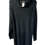 Saks 5th Avenue NWT Saks Fifth Avenue black midi cowl neck dress in size medium. Photo 0