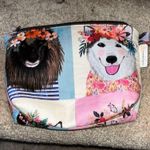 Makeup bag handmade on Cape Cod. With dogs on it. BZZYFingers. GUC Pink Photo 1
