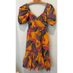 Farm Rio NWT  Beaded Macaws Puff Sleeve Midi Dress Size XS Photo 11