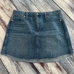 Madewell  Rigid A-Line Blue Denim Skirt Photo 1
