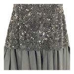 Oleg Cassini  Women’s Silk Black Cocktail Evenings Beaded Dress Sz 6 Photo 7