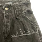 Abercrombie & Fitch  A&F‎ Mom Jeans Womens 26/2 Faded Black Distressed Jeans Photo 1
