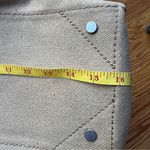 Banana Republic  Beige Heavy Canvas‎ Shoulder Tote Bag  22” x 13” Handles Pockets Photo 14