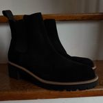 Blondo Matilda Black Suede Waterproof Ankle Boots Size 8.5 New With Repair Photo 0