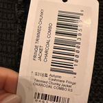 autumn cashmere NWT-  Fringe Trimmed Chunky Jacket Photo 2