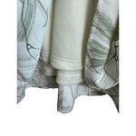 Entro  NWT Sage Green Cream 3/4 Balloon Sleeve Tiered Ruffled Above Knee Dress S Photo 5