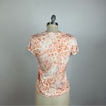 Anthropologie  Pilcro Scoop Neck Tee in Orange Motif Photo 5