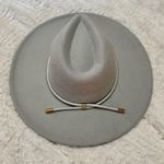 Mud Pie Gray Tie Braided Fedora  Photo 0