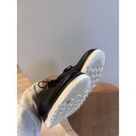 The Office Of Angela Scott Mr. Simone Black Leather Platform Oxford Shoes Size 7 Photo 6