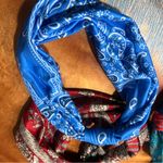 None NWOT Large Bohemian style Wide Head bands set of 4 red blue multicolor Photo 8