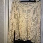Lace Long Sleeve Top Size L Photo 0