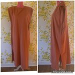NWOT shoulder pads maxi tee dress size M Brown Size M Photo 7